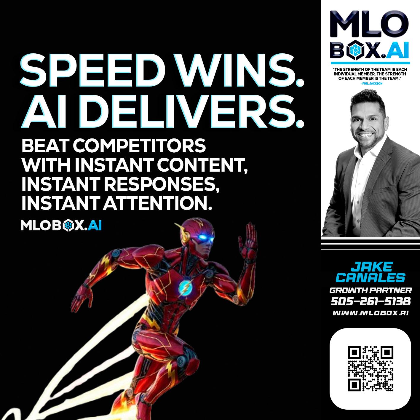 SPEED WINS - Jake Canales -Senior Loan Originator