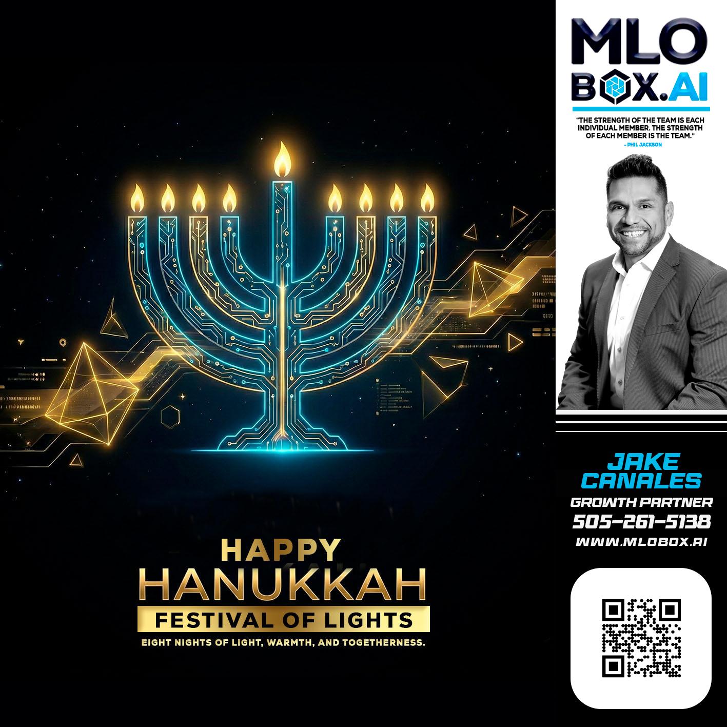happy Hanukkah - Jake Canales -Senior Loan Originator