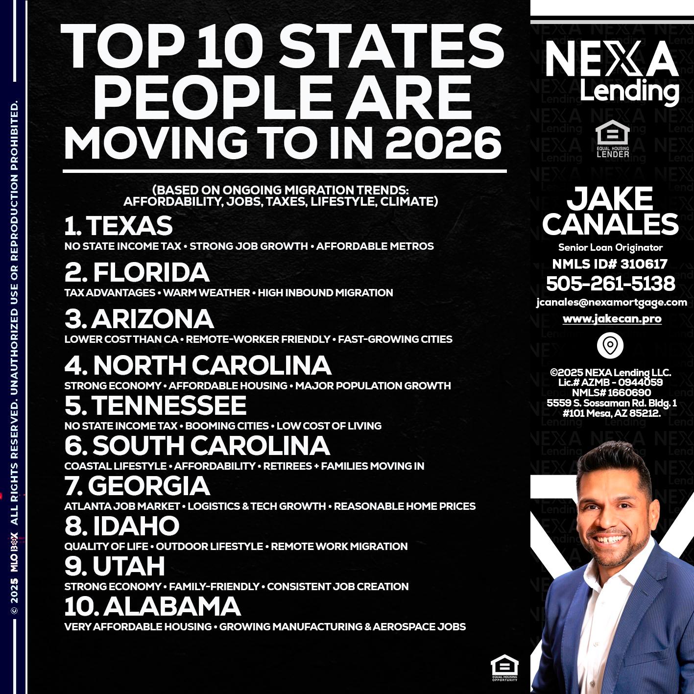 top 10 - Jake Canales -Senior Loan Originator