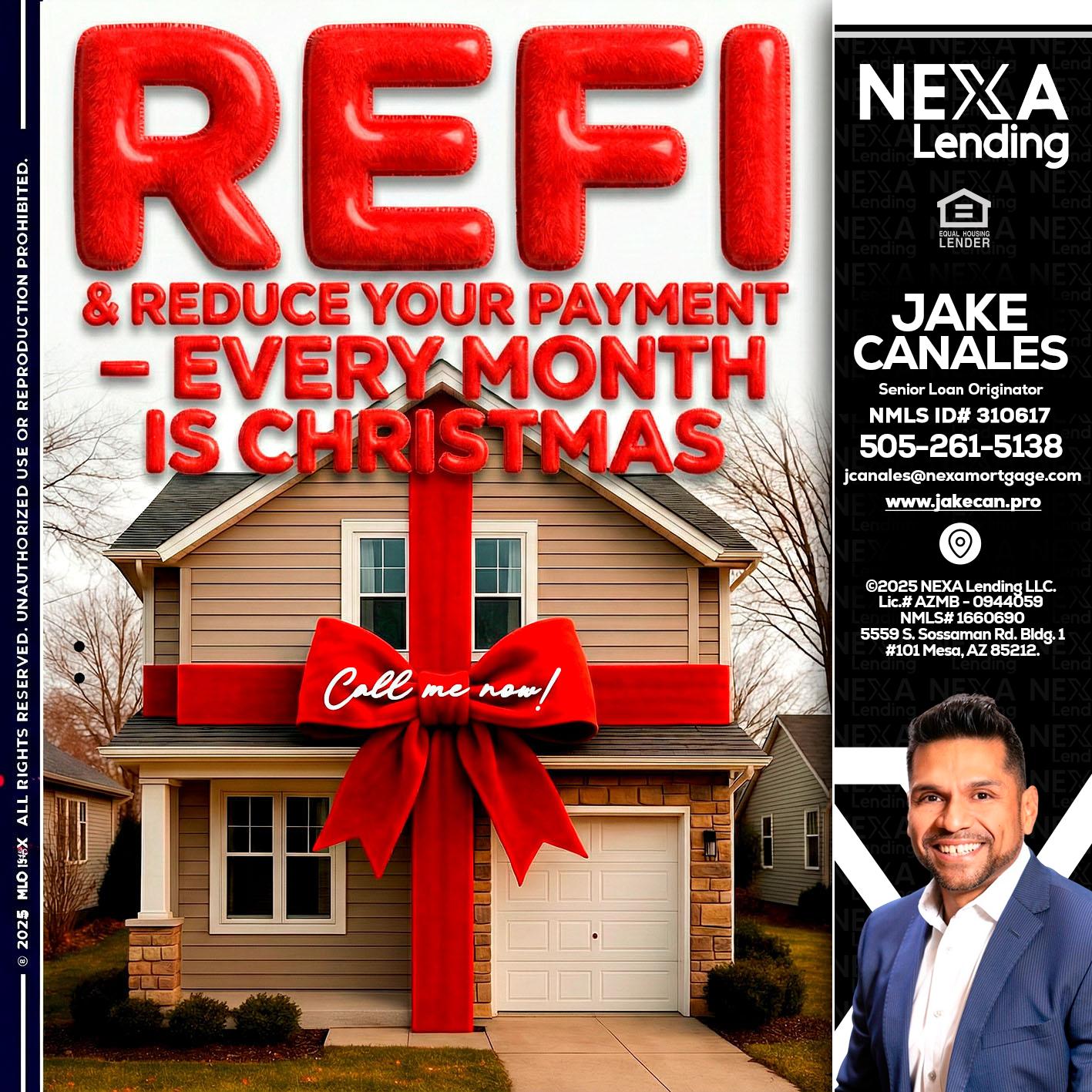REFI - Jake Canales -Senior Loan Originator