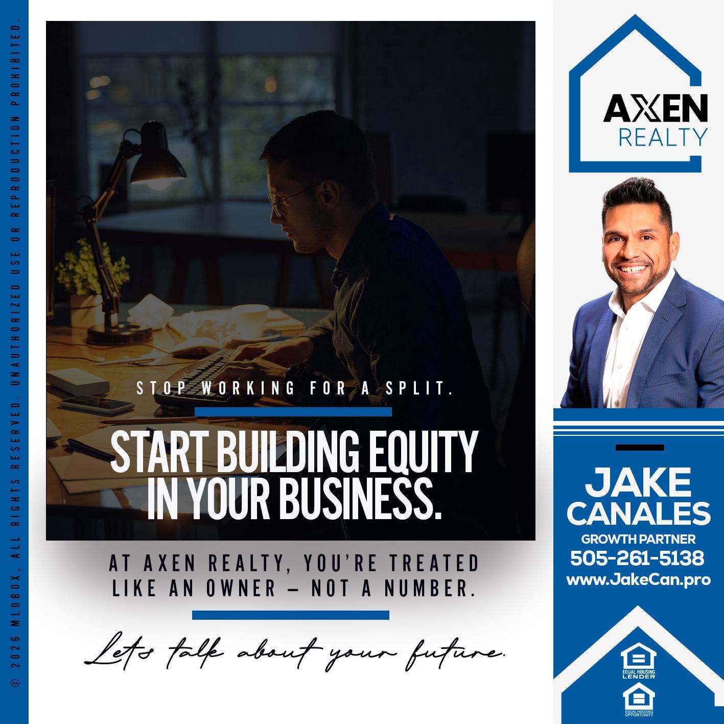 STOP WORKING FOR - Jake Canales -Senior Loan Originator