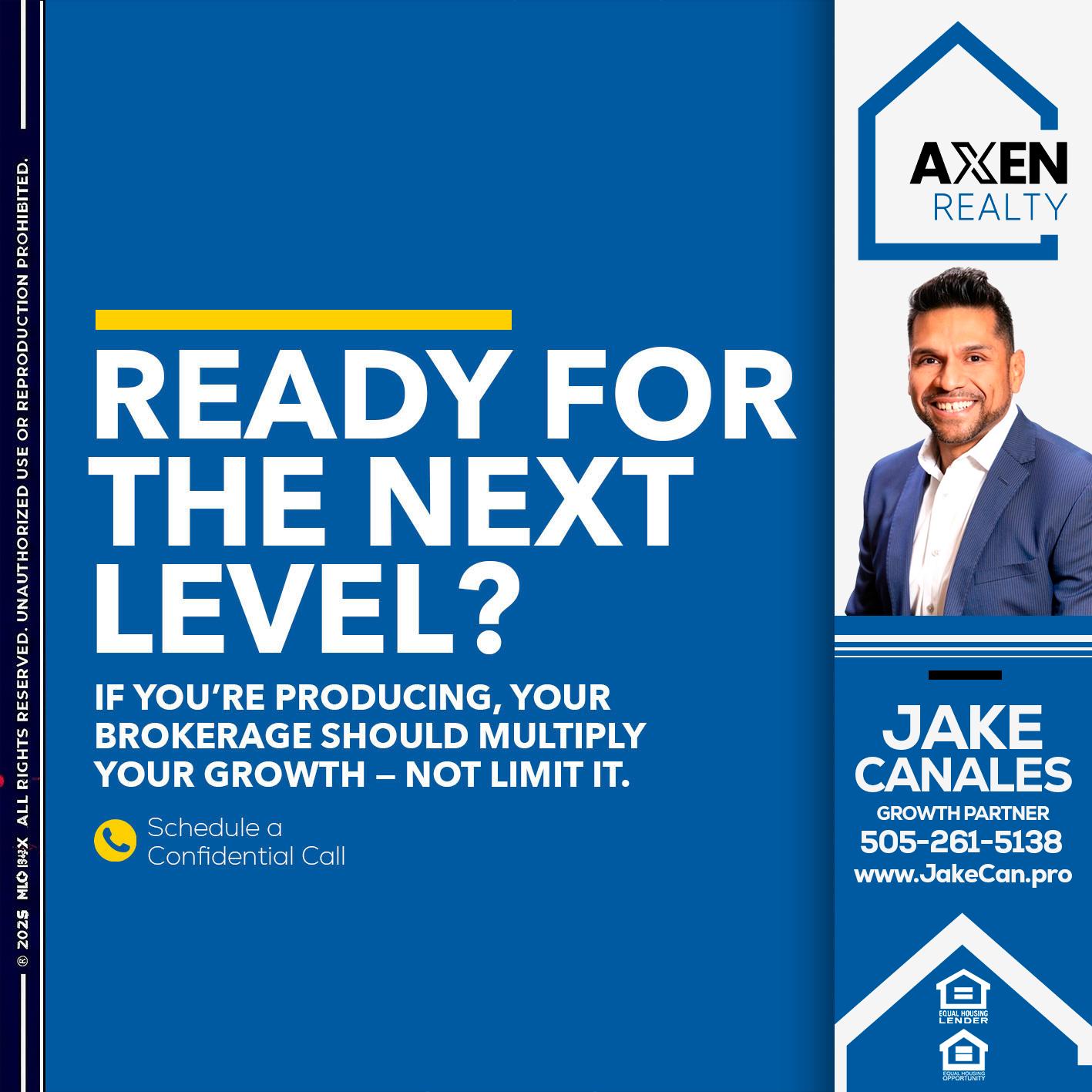 ready for the next level - Jake Canales -Senior Loan Originator