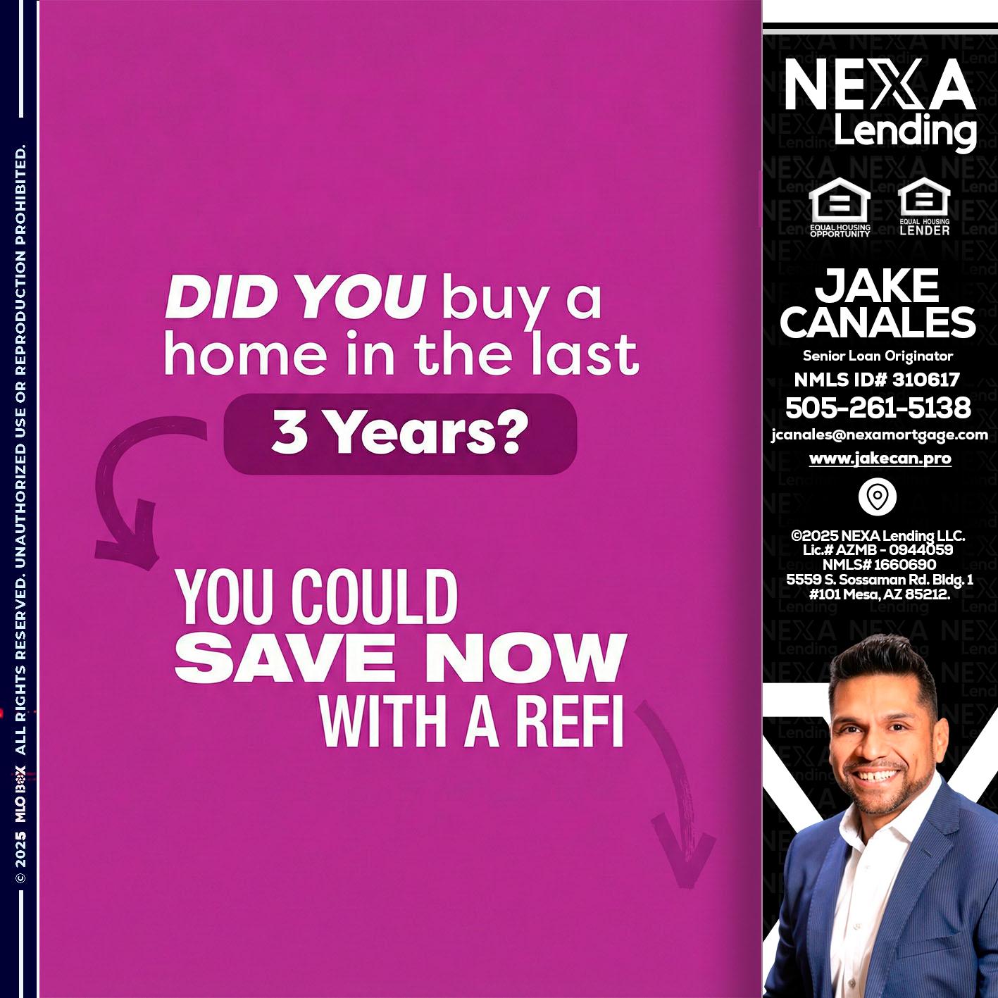 did you - Jake Canales -Senior Loan Originator