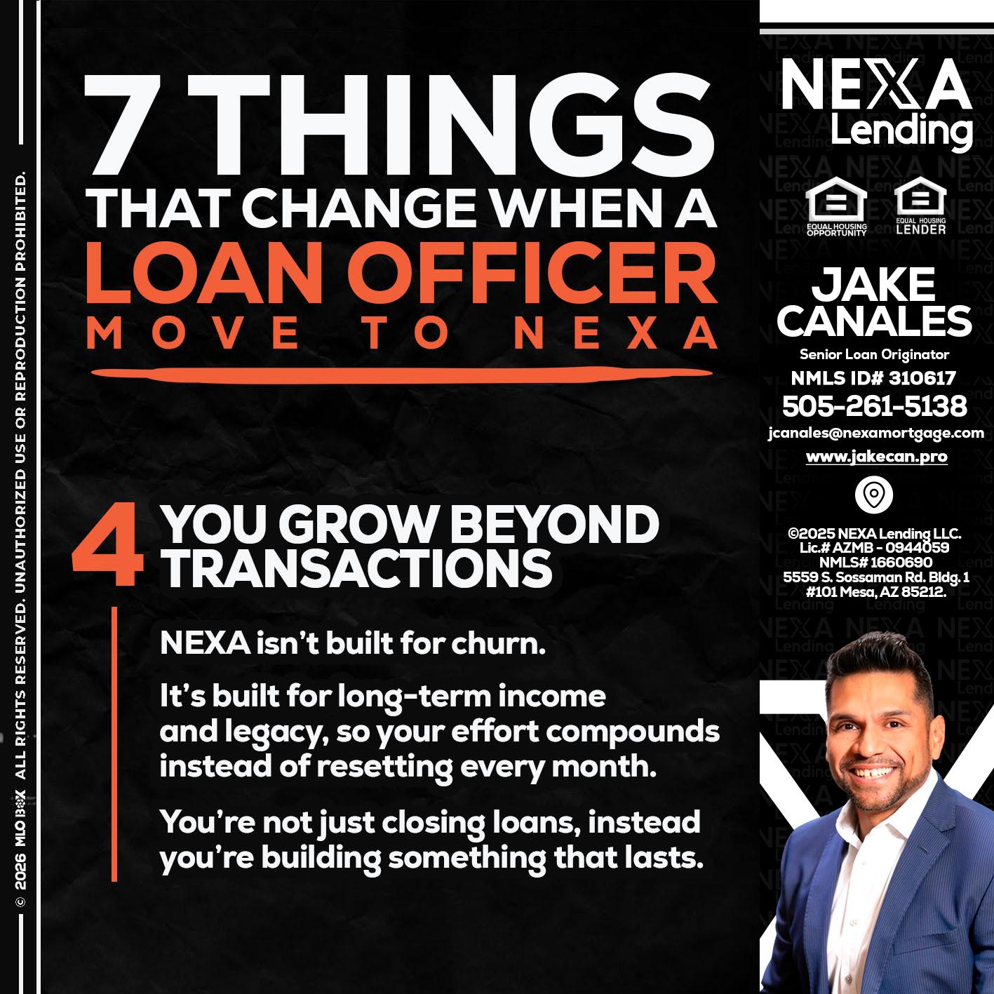 7 THINGS (4) - Jake Canales -Senior Loan Originator