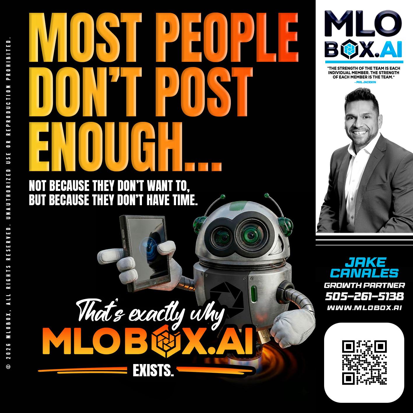 most people - Jake Canales -Senior Loan Originator