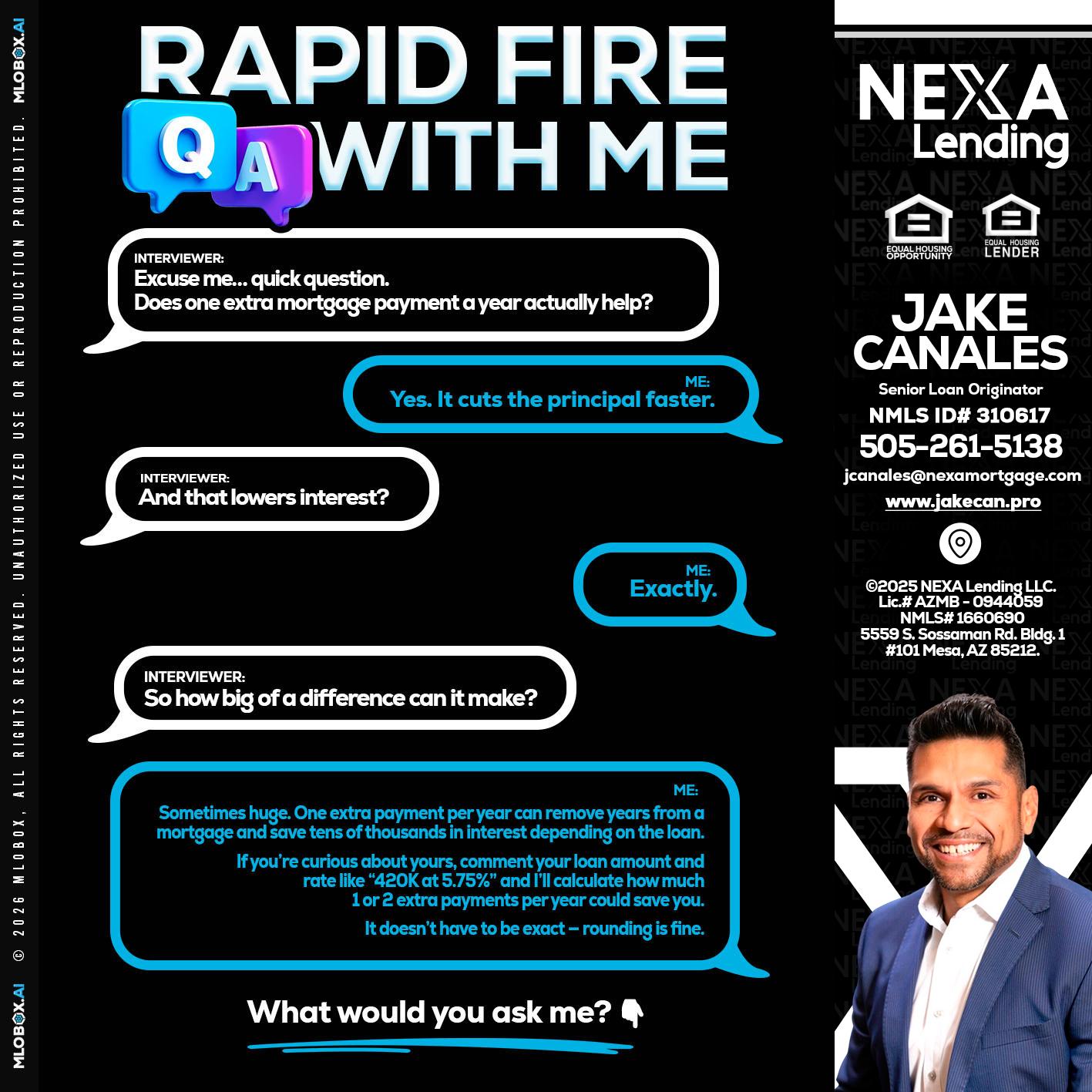 RAPID Q&A - Jake Canales -Senior Loan Originator