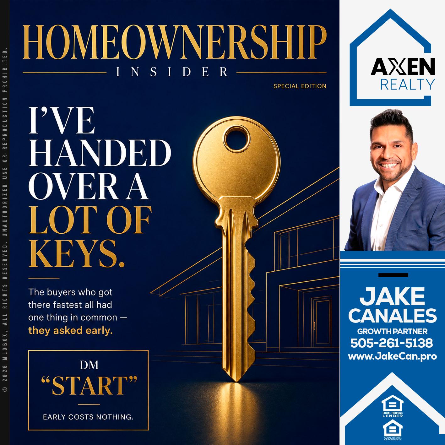 HOMEOWNERSHIP - Jake Canales -Senior Loan Originator