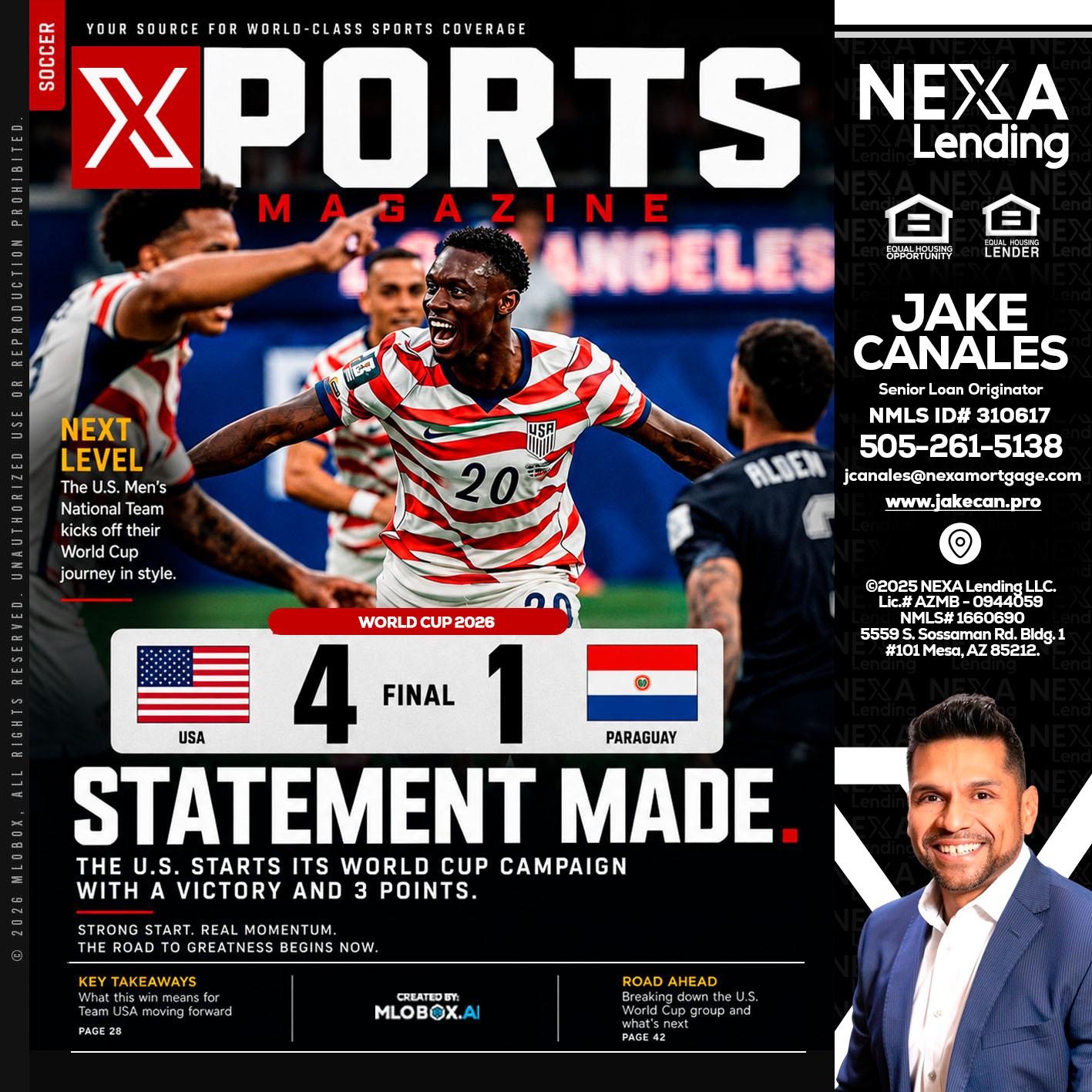 XPORTS - Jake Canales -Senior Loan Originator