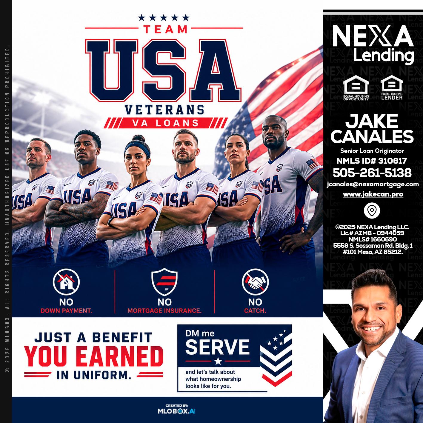 USA TEAM - Jake Canales -Senior Loan Originator