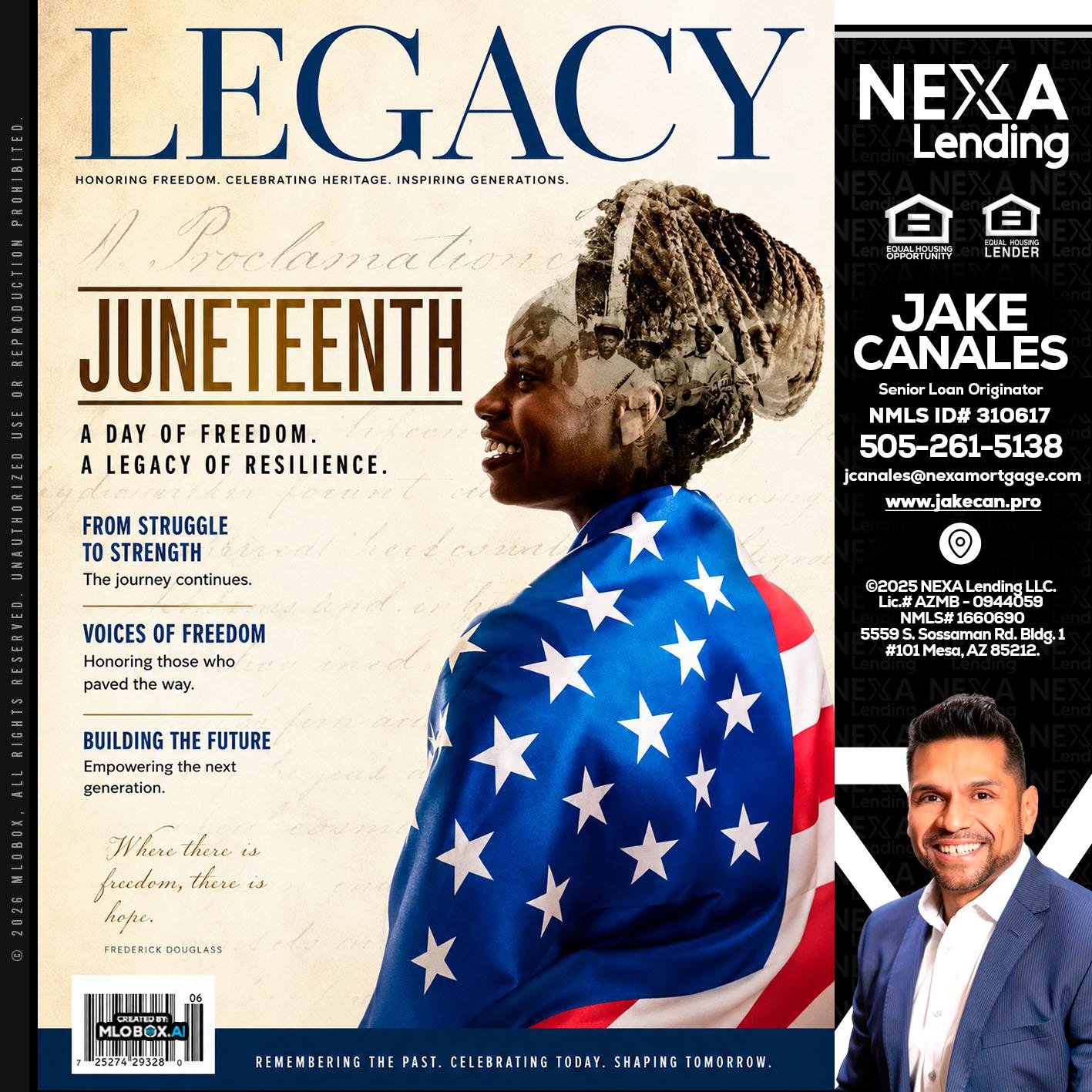 LEGACY - Jake Canales -Senior Loan Originator