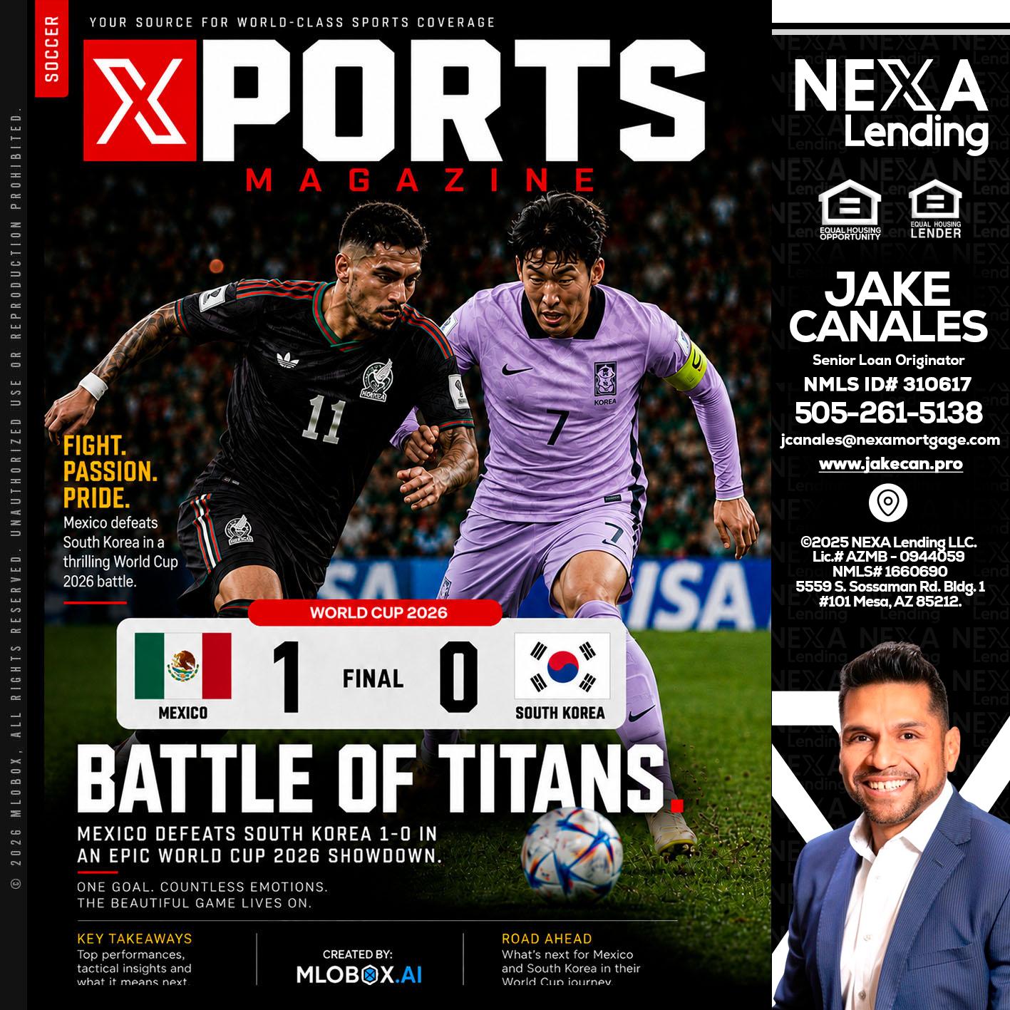 XPORTS MAGAZINE - Jake Canales -Senior Loan Originator