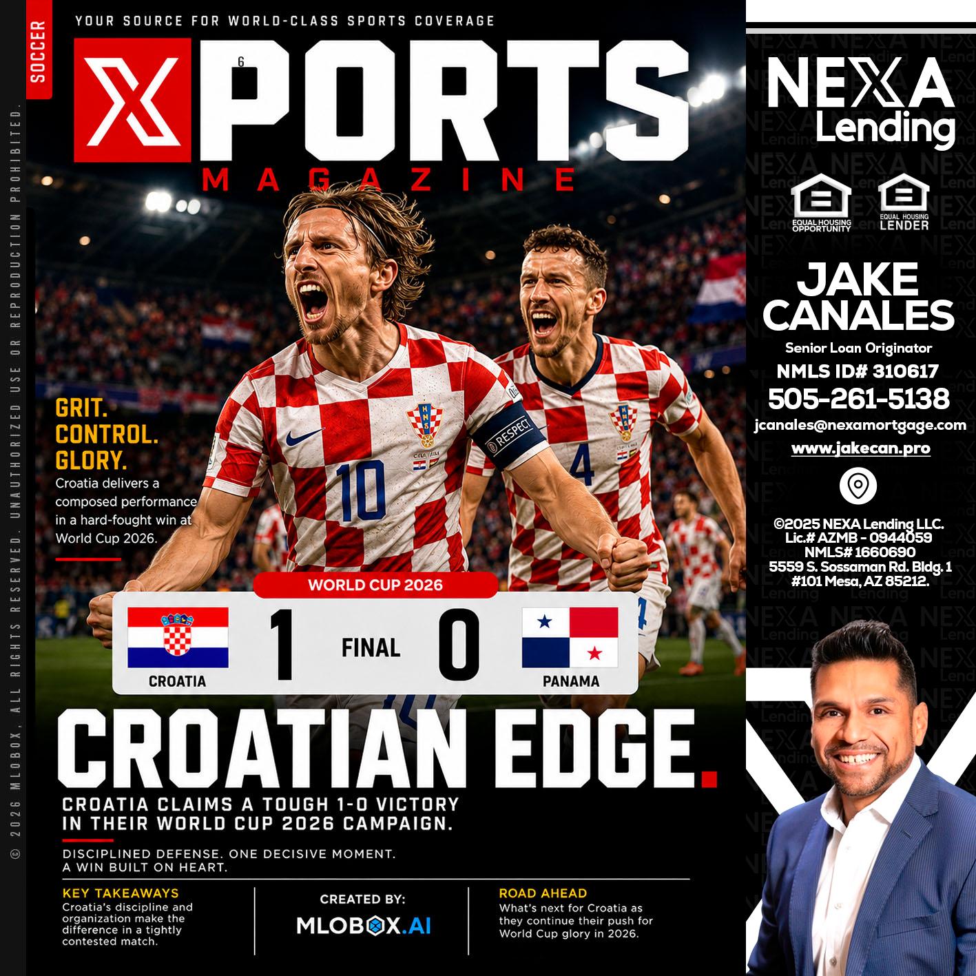 CROATIA 1-0 PANAMA - Jake Canales -Senior Loan Originator