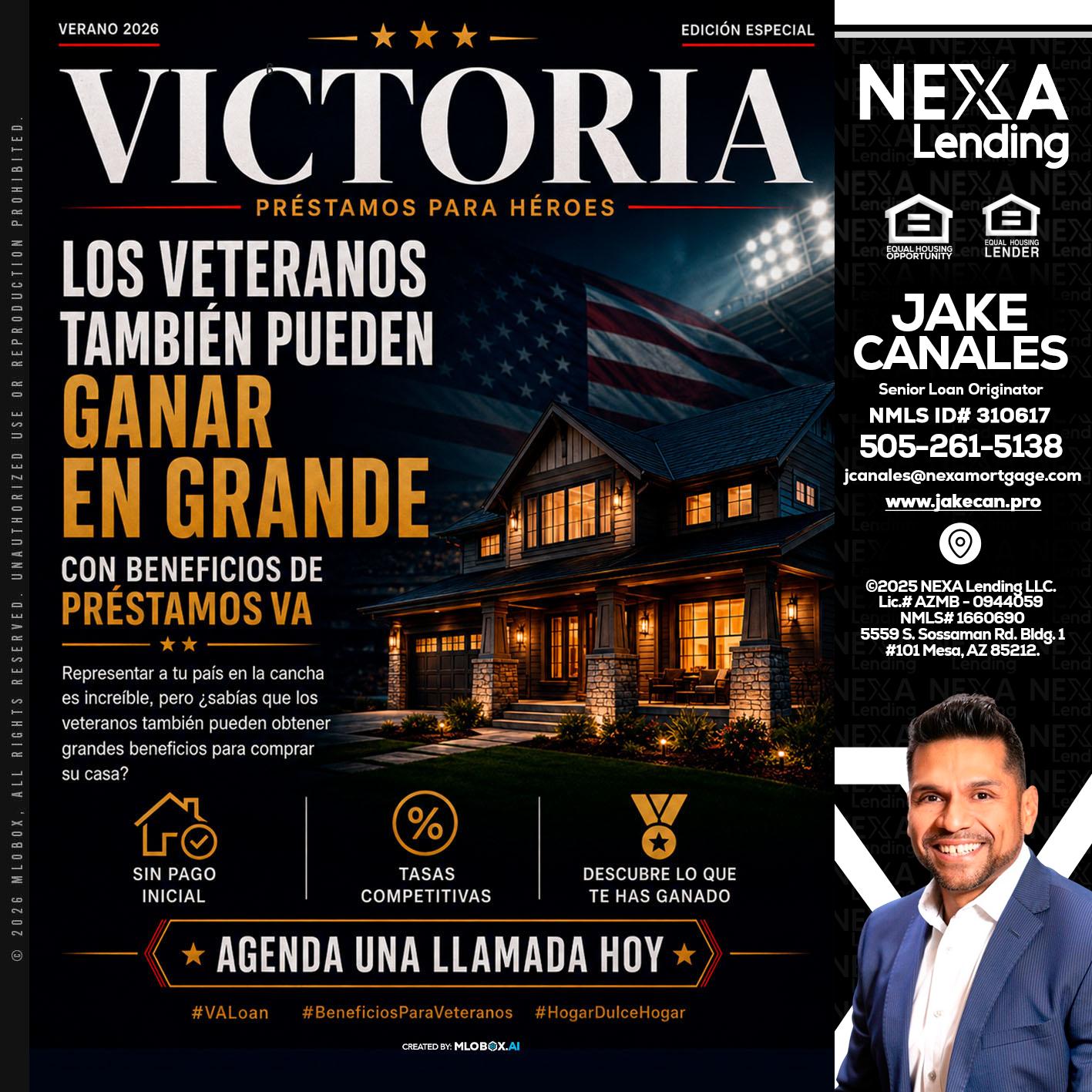 VICTORIA - Jake Canales -Senior Loan Originator