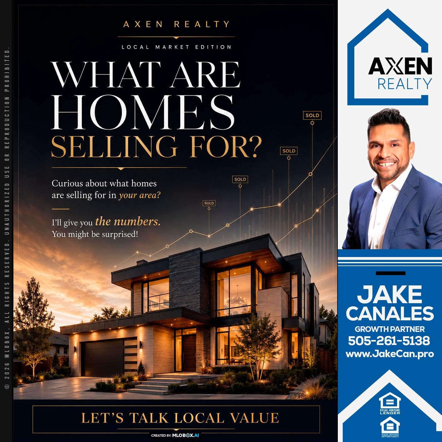 WHAT ARE HOMES - Jake Canales -Senior Loan Originator