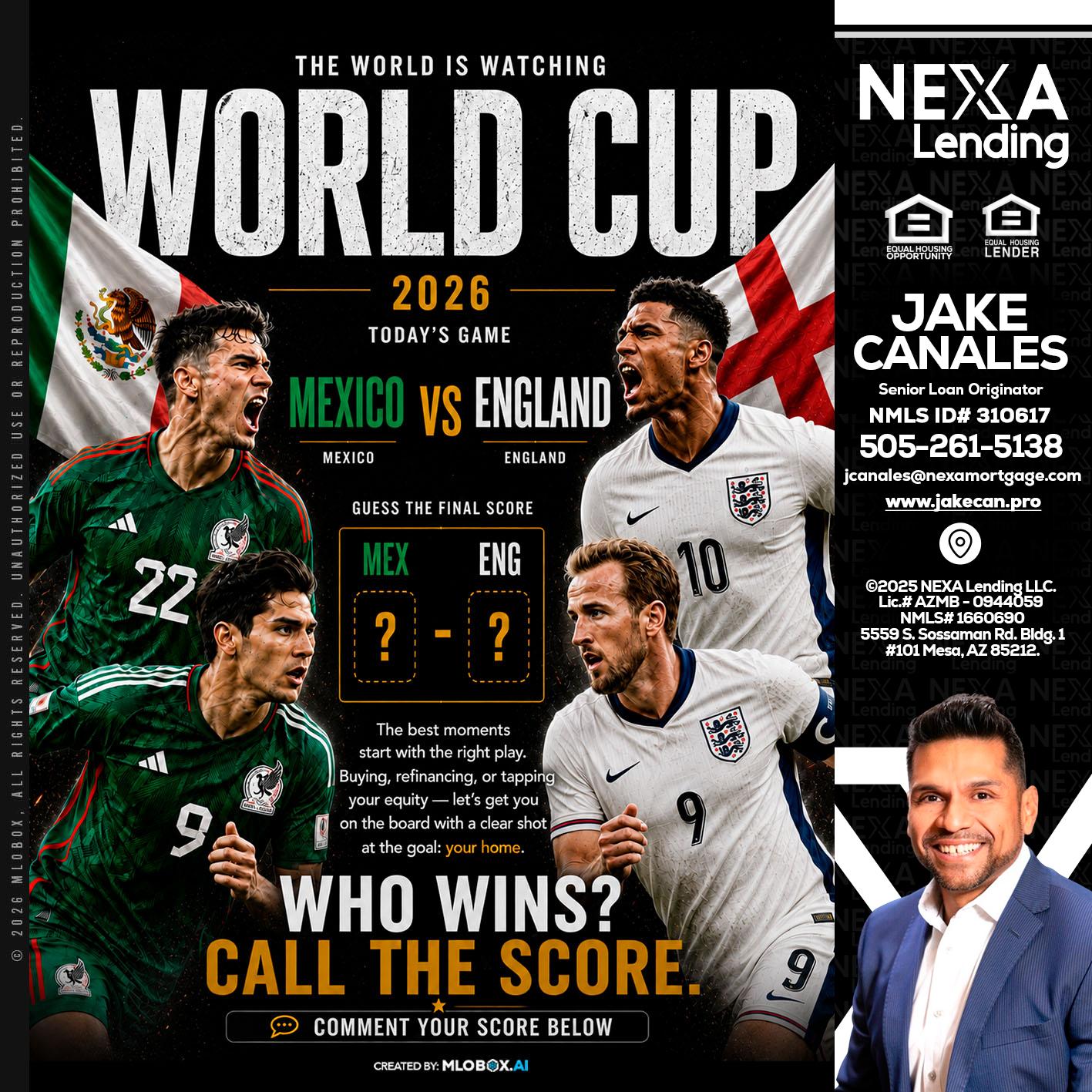 WHO'S WIN - Jake Canales -Senior Loan Originator