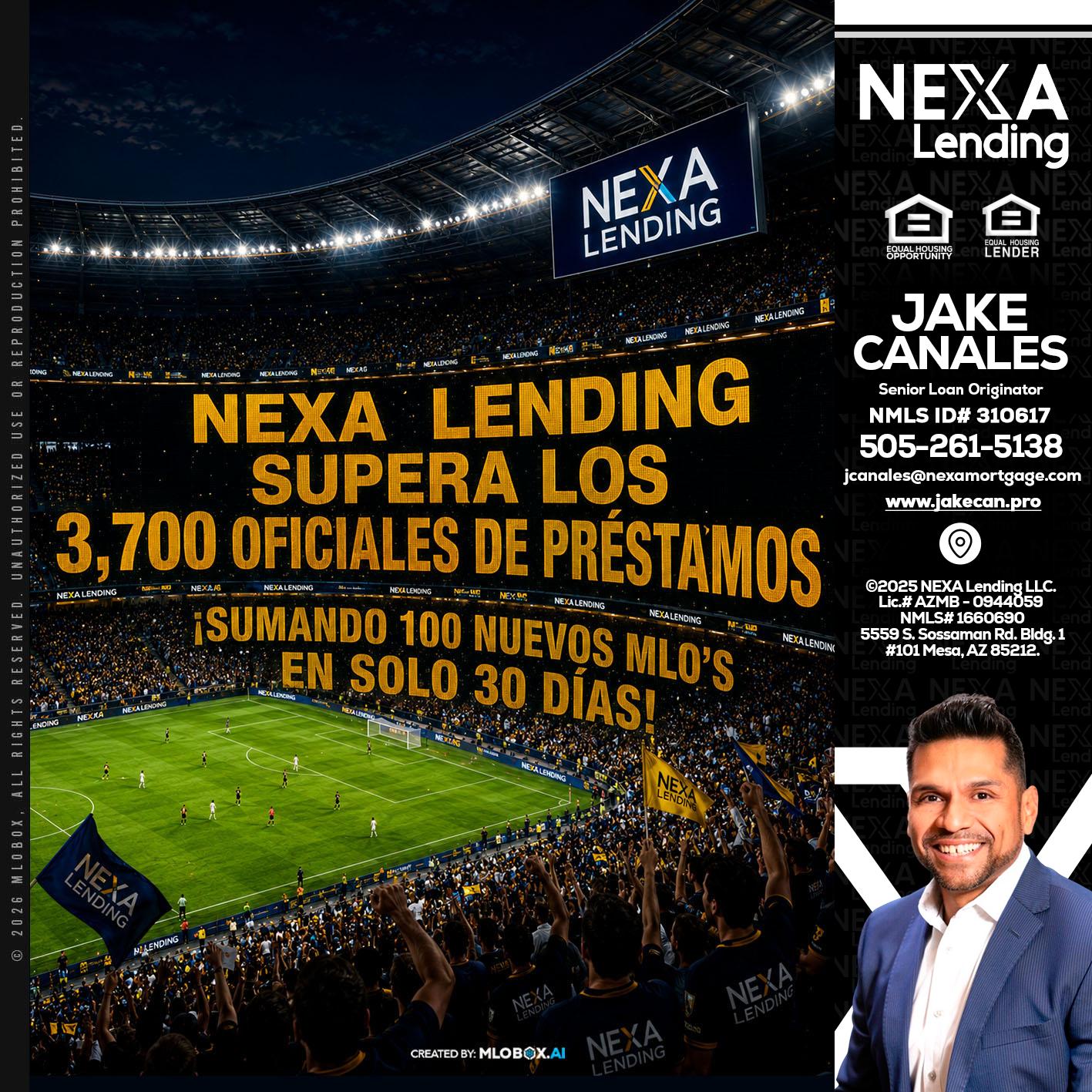 NEXA SUPERA - Jake Canales -Senior Loan Originator