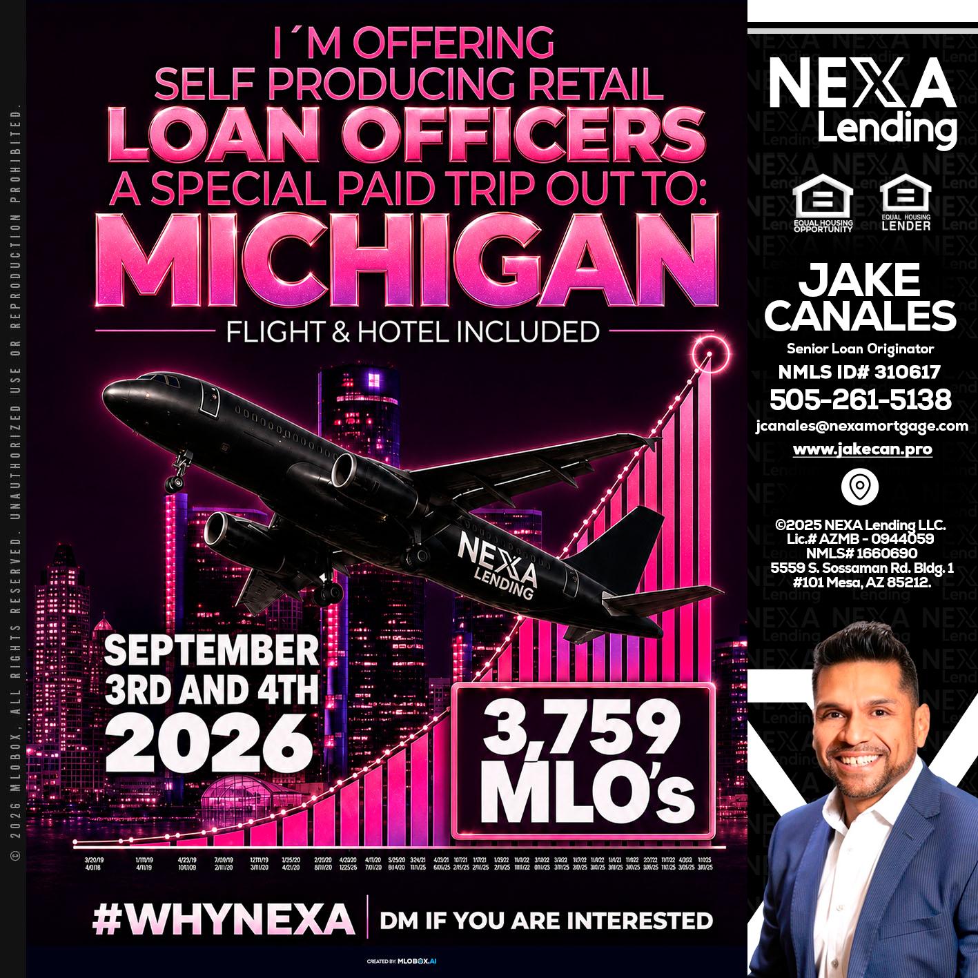 MICHIGAN TRIP - Jake Canales -Senior Loan Originator