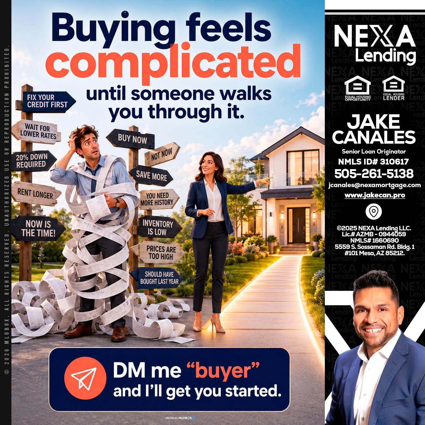 buying feels - Jake Canales -Senior Loan Originator
