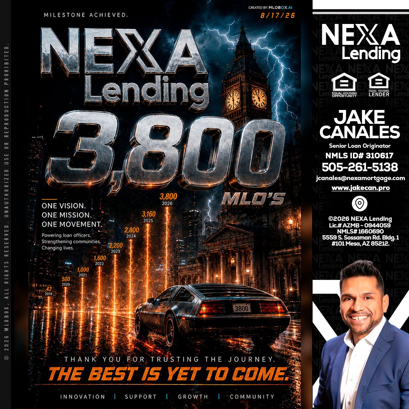 3800 future - Jake Canales -Senior Loan Originator