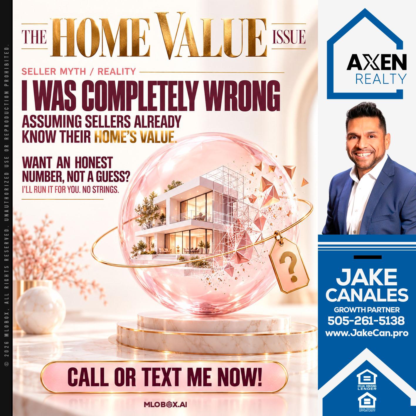 HOME VALUE - Jake Canales -Senior Loan Originator