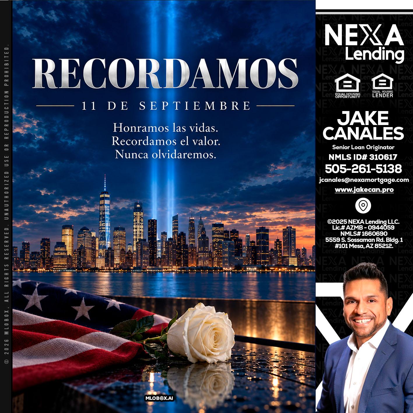 RECORDAMOS - Jake Canales -Senior Loan Originator