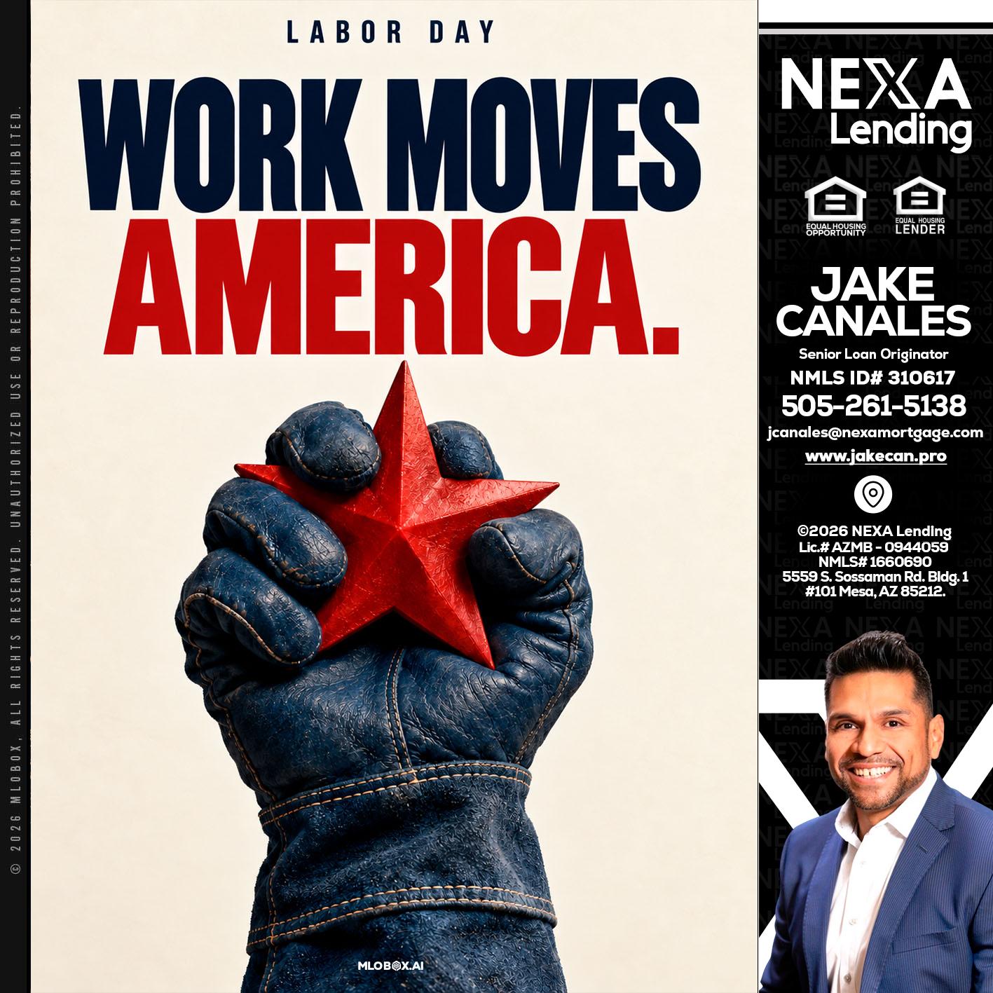 WORKS MOVES AMERICA - Jake Canales -Senior Loan Originator