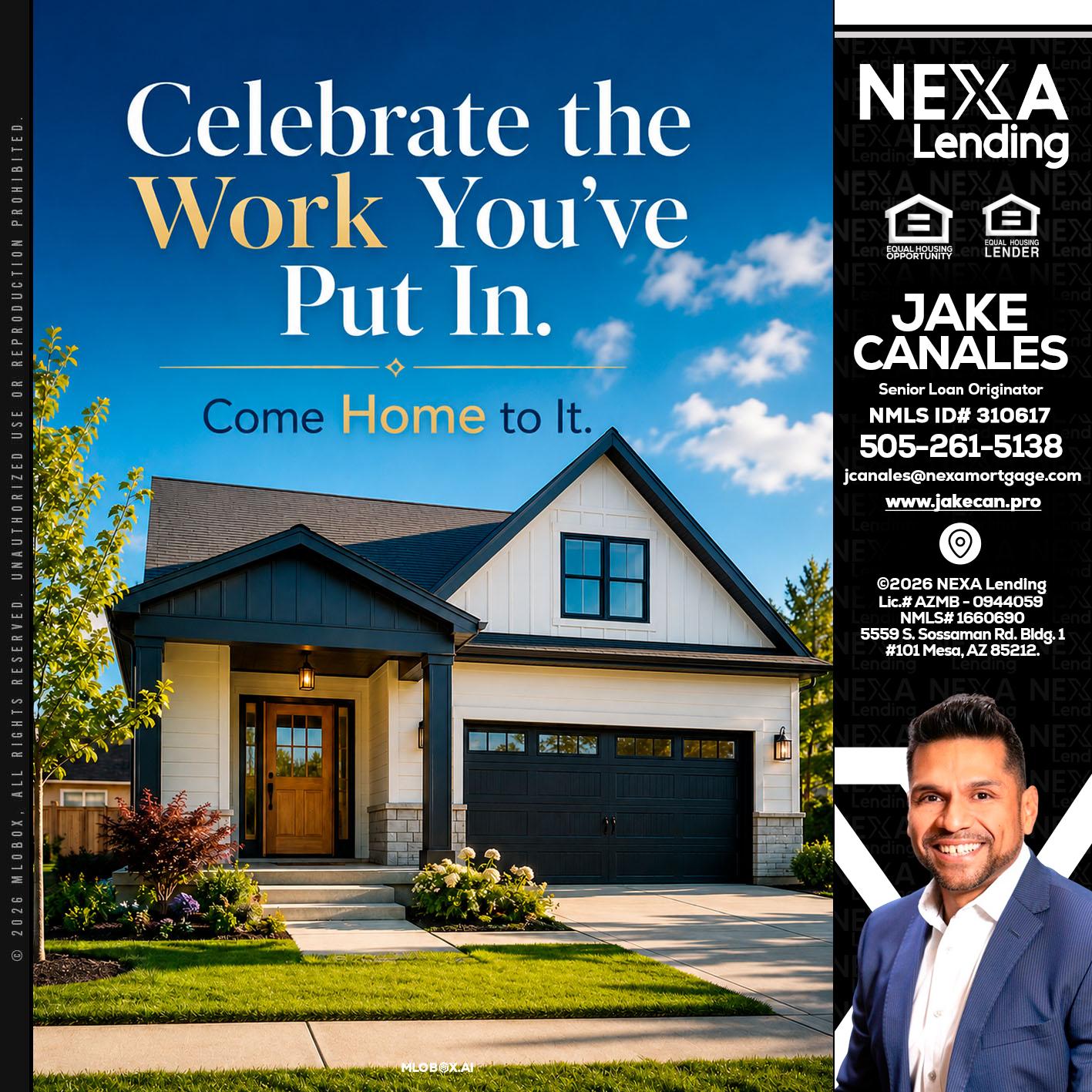 celebrate Labor Day - Jake Canales -Senior Loan Originator
